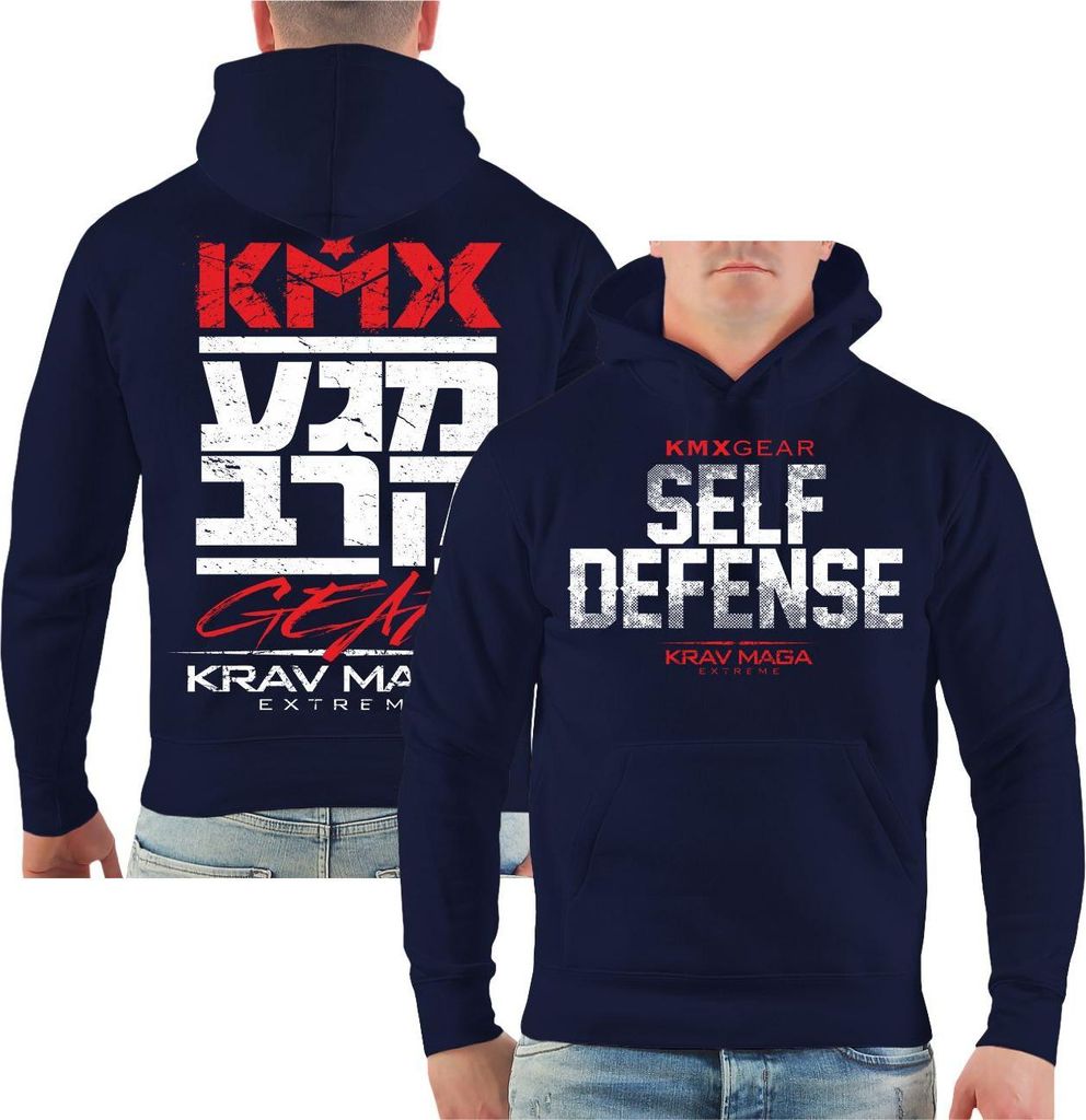 Herren Kapuzenpullover Krav Maga