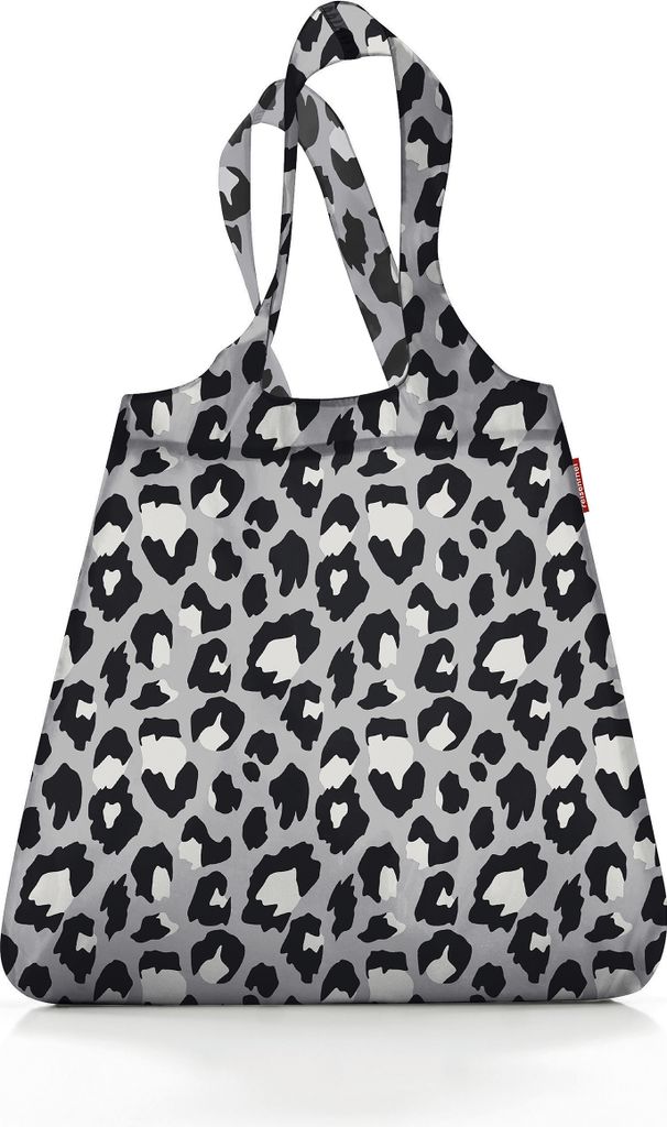Reisenthel mini maxi, Plátená taška, Čierna, Biela, Obrázok produktu 