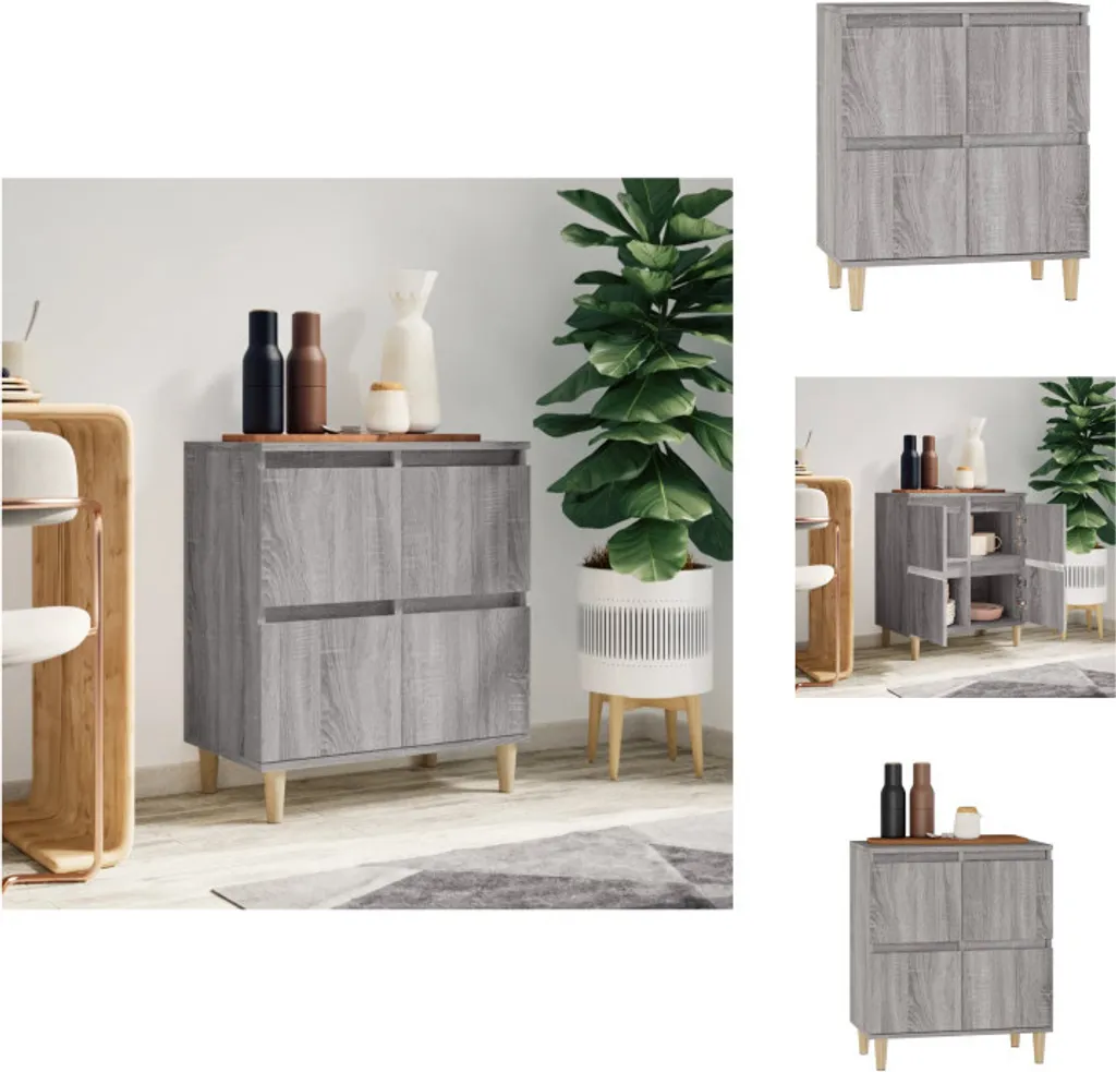 Credenza vidaXL 60x35x70 cm Grigio Sonoma - Materiale Premium