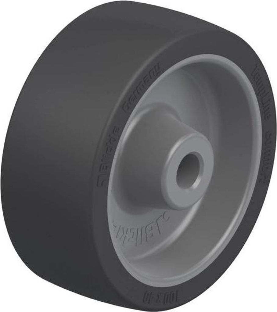 Blickle POSI 100/12G, Roller, 250 kg, Grau, Deutschland, 1 Stück(e), 100 mm