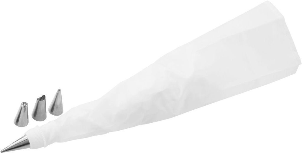 Zenker Spritzbeutel aus Kunststoff, 31 x 18 cm, weiß