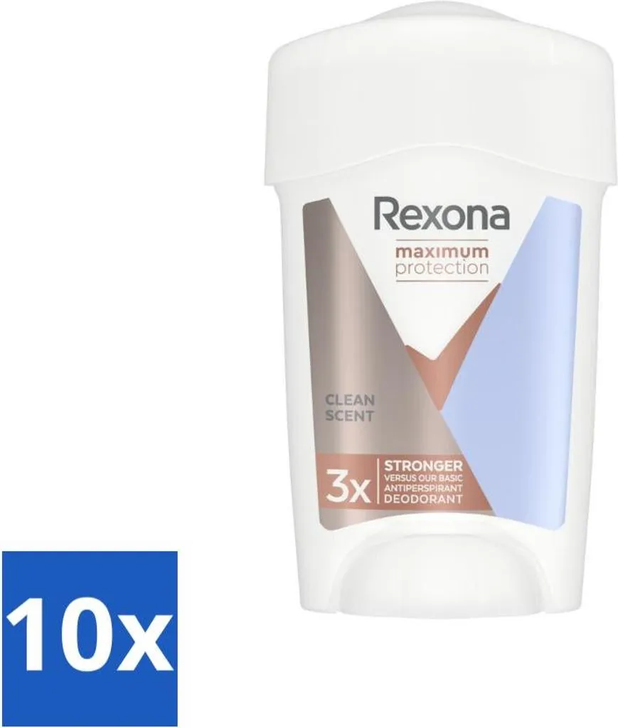 Rexona Donna Maximum Protection 45ml x10 - Deodorante Efficace