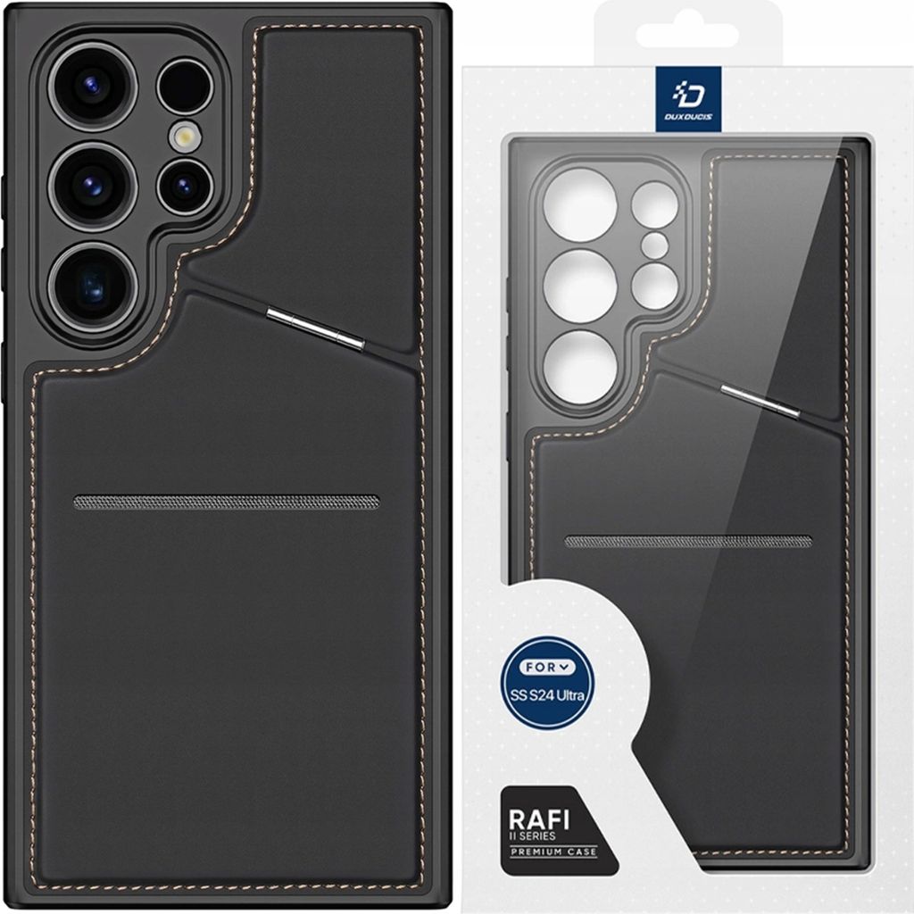 Dux Ducis Etui Etui Hülle für Samsung Galaxy S24 Schwarz