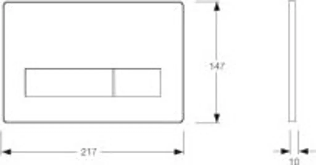 Plaque WC MEPA 421808 Orbit : Solution pour Réservoirs A31 B31 - 2