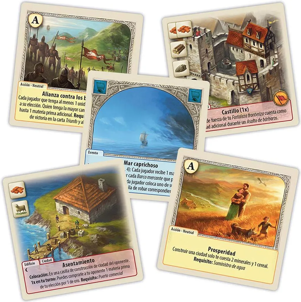 Catan Duel Jeu de Société Devir - Version de Cartes pour 2 Joueurs