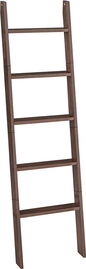 Porte-serviettes Métal Rouge Bordeaux Vintage, 5 Niveaux, 160cm