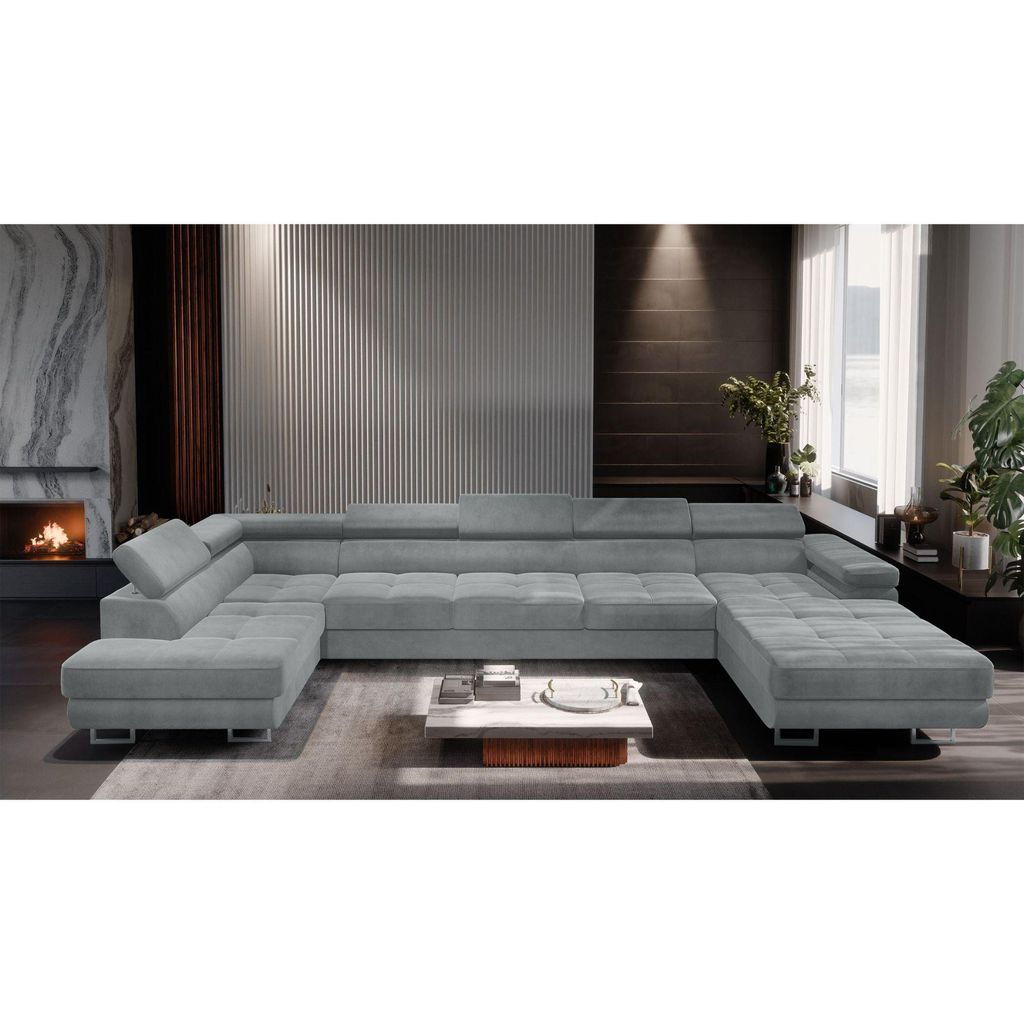 MUFFO Ecksofa U-Form Links WILD MAXI U mit Schlaffunktion Produktbild 