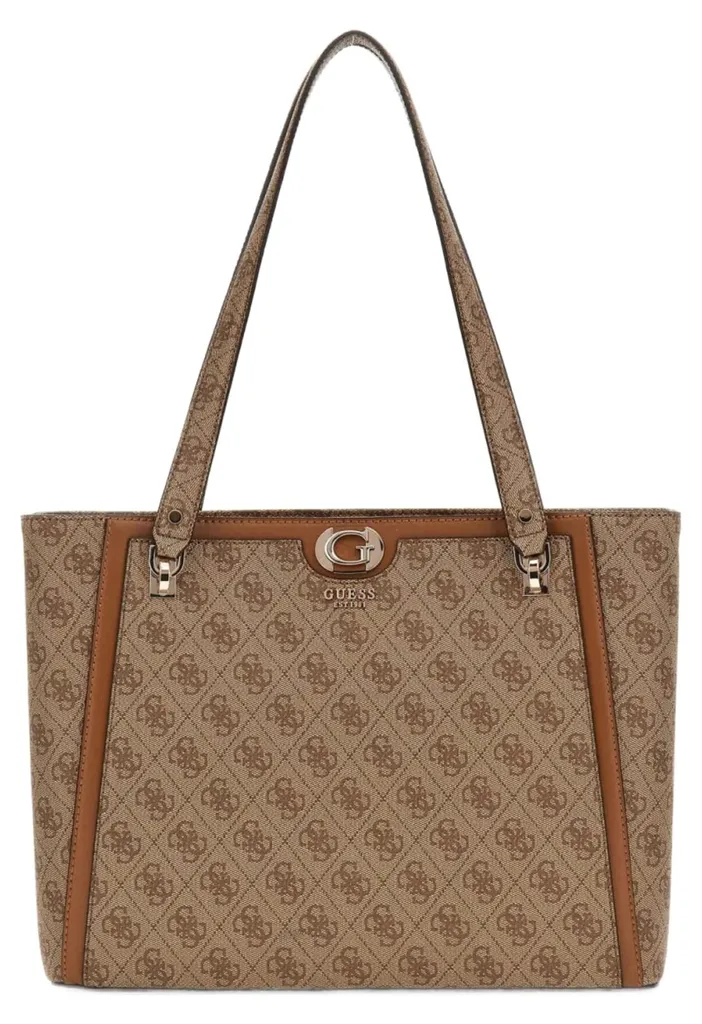 Sac Bandoulière Guess Nolana S Latte Brown : Accessoire Chic et Tendance
