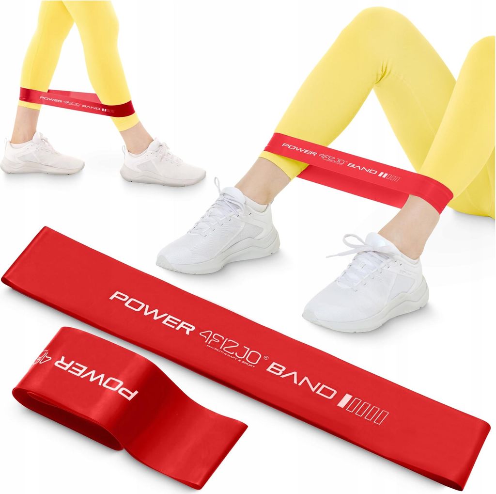 4FIZJO Latex Fitnessband, 30x5x0,06 cm, Widerstand 1-3 kg, Produktbild 