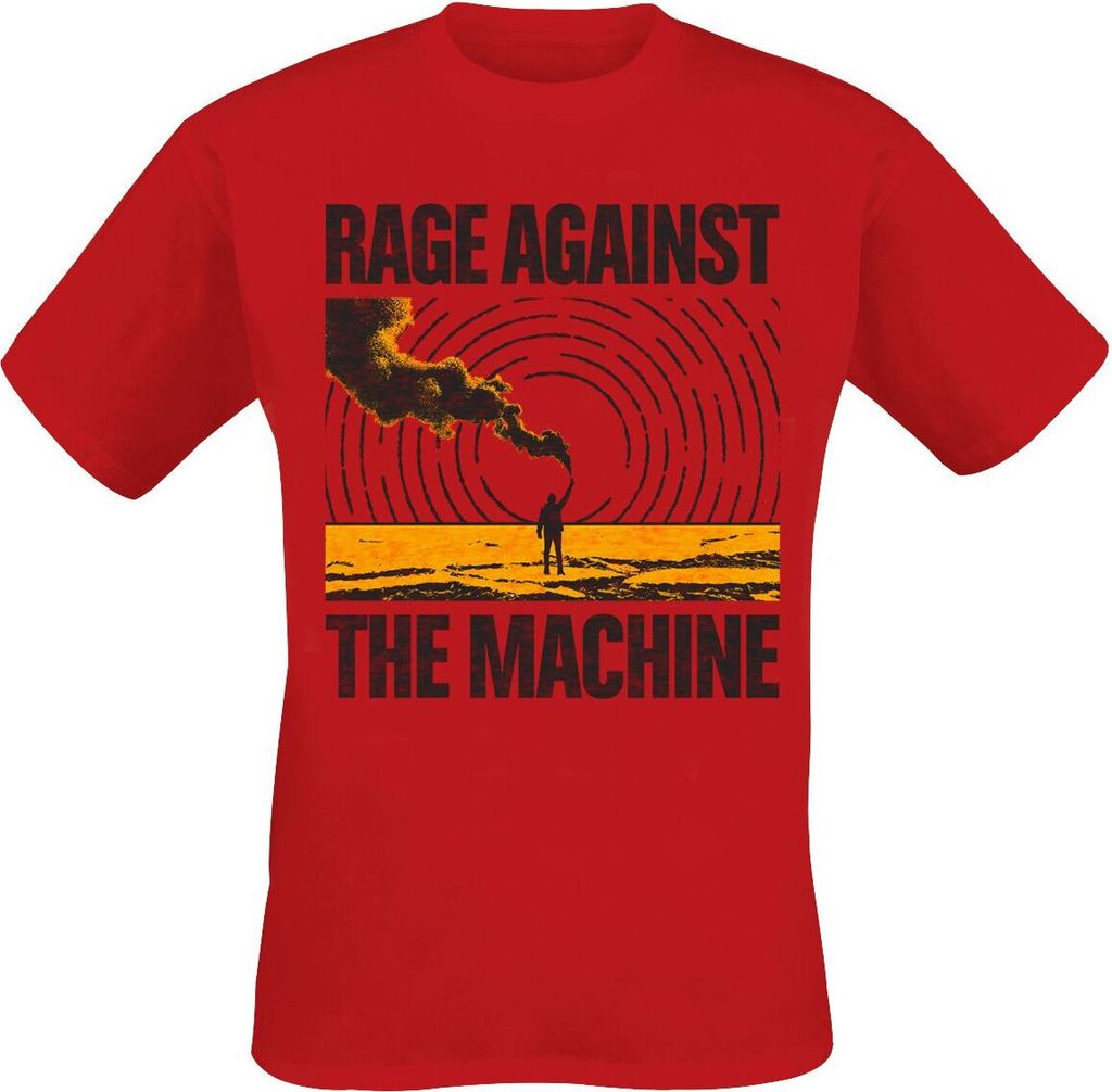 Rage Against The Machine T-Shirt Herren Smoke Signal rot XXL