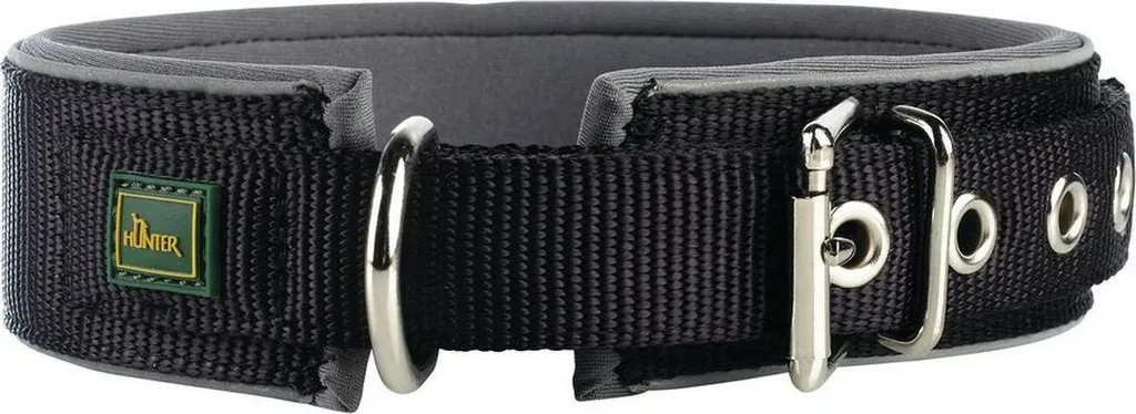 Collare Hunter Neoprene Reflect Nero 65 | Stile Urbano e Sicurezza