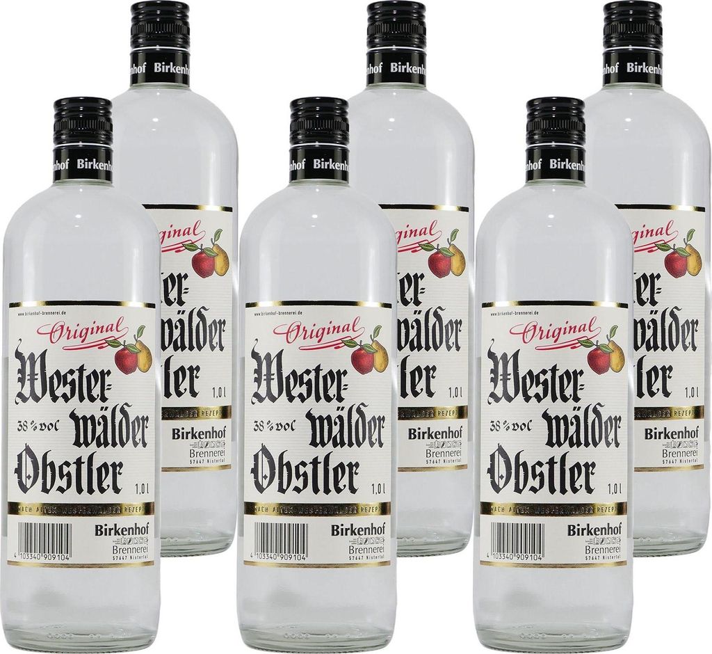 Birkenhof Westerwälder Obstler (6 x 1,0L)
