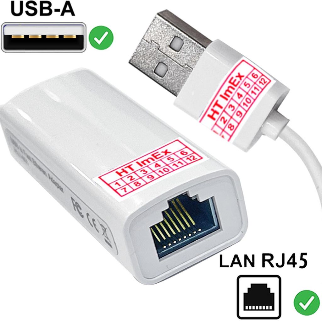 Weiß USB 2.0 RJ45 Adapter USB network Adapter 10/100mbps ethernet LAN
