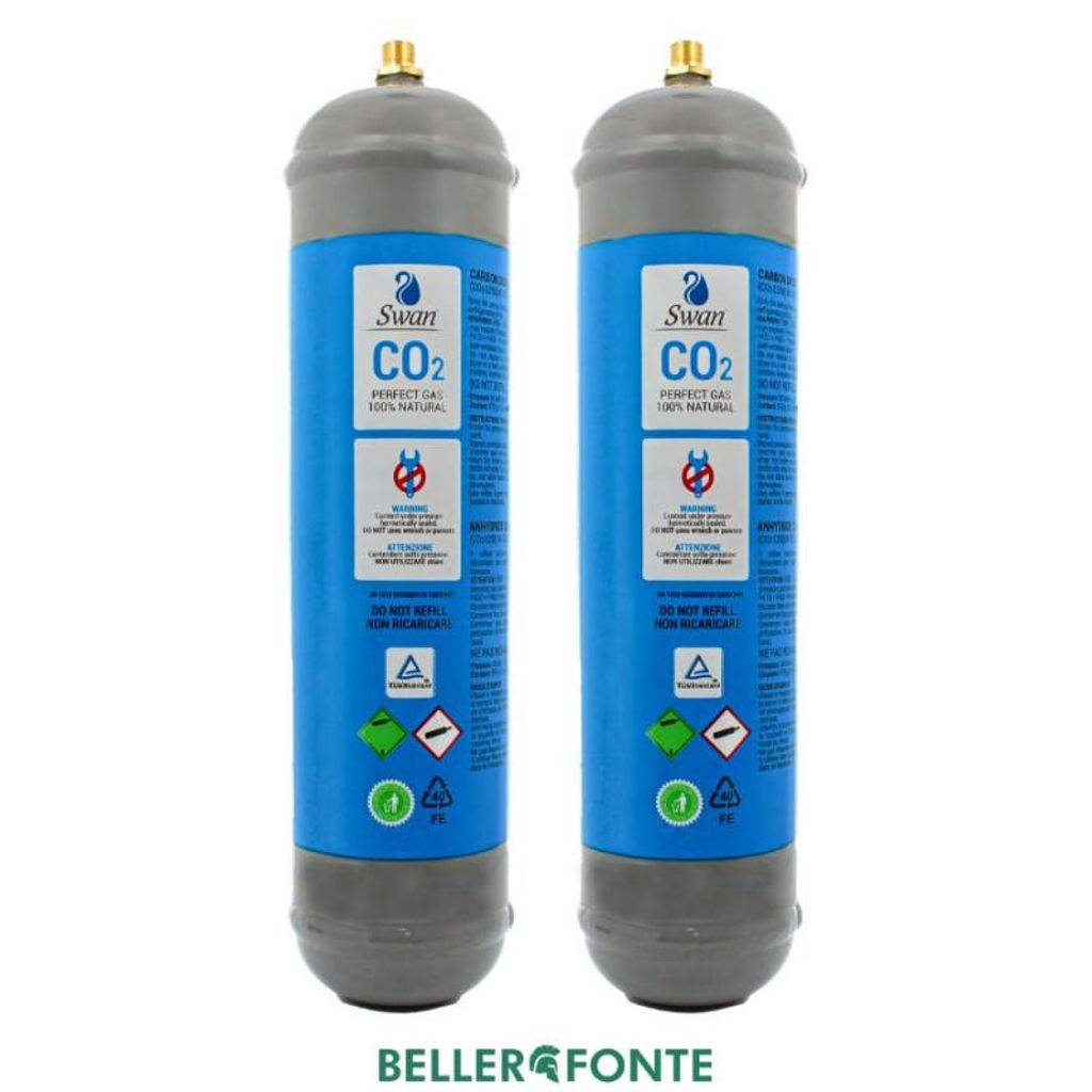 Bombola CO2 per gasatore 600 gr usa e getta attacco M11x1 Immagine del prodotto 