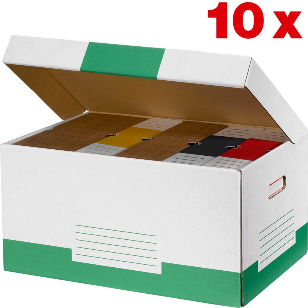 keine Marke 14/1 Container-Klappd.Box Gn 10Stk Zdjęcie produktu 