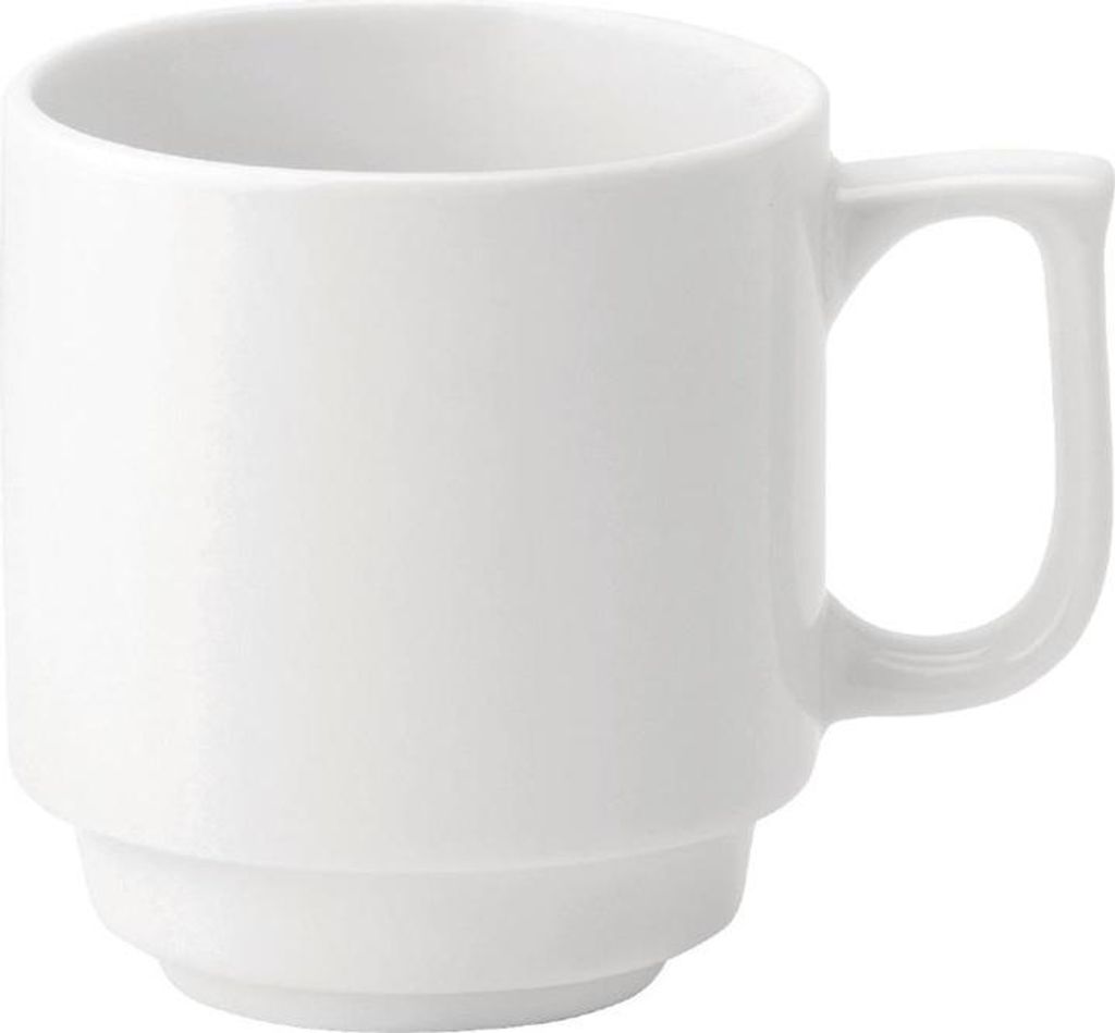 Utopia Pure White Stapelbecher 280ml (Packung mit 36 Stück)