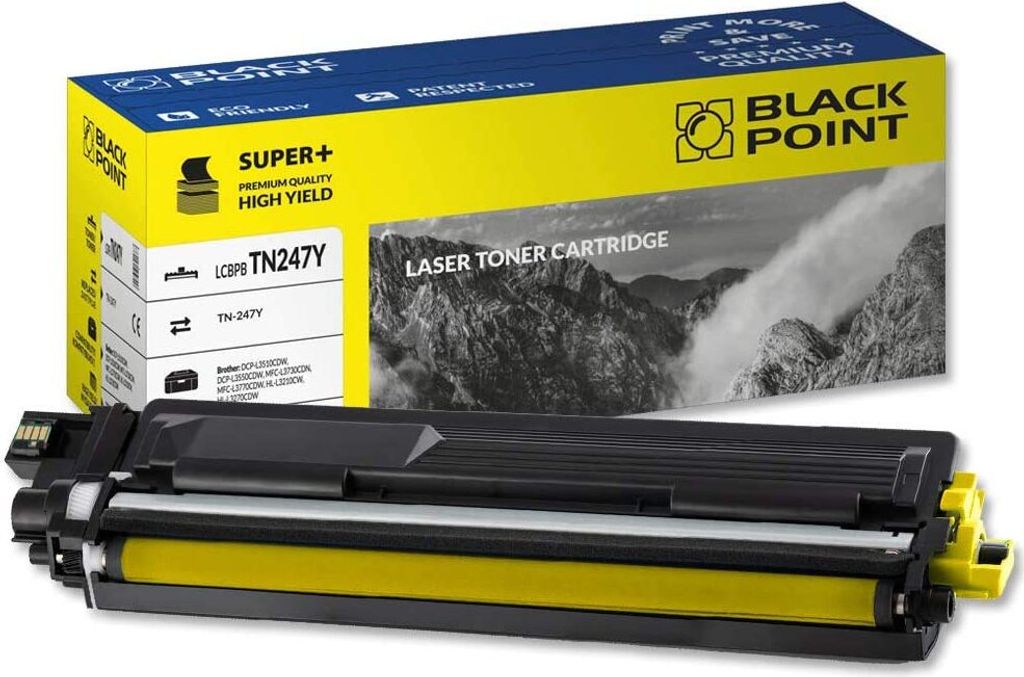 Black Point Toner Kompatibel zu TN-247Y - Yellow - für Brother DCP-L3510CDW DCP-L3550CDW MFC-L3730CDN MFC-L3750CDN MFC-L3770CDW HL-L3210CW HL-L327...