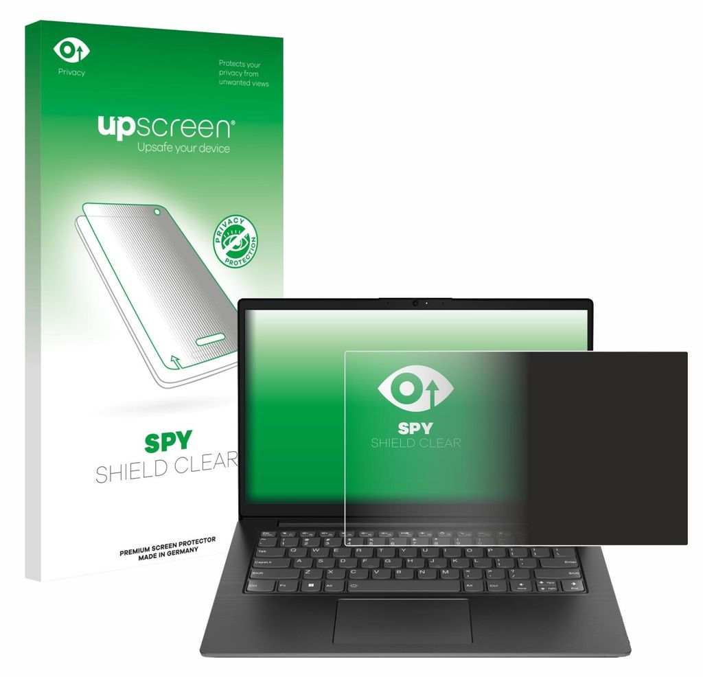 Für Lenovo V14 Gen 3 Sichtschutzfolie Schutzfolie upscreen Anti-Spy Privacy Sichtschutz Blickschutz Display Schutz Folie Blaulichtfilter