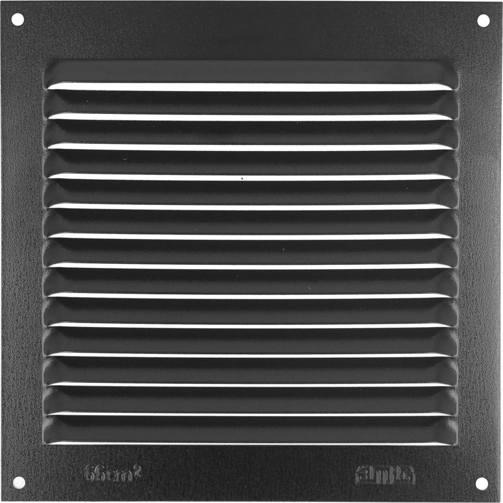 Amig - Quadratisches Aluminiumgitter mit Insektenschutz | Lüftungsgitter für Luftauslass | Ideal für Decken in Küche und Bad | Maße 150 x 150 ...