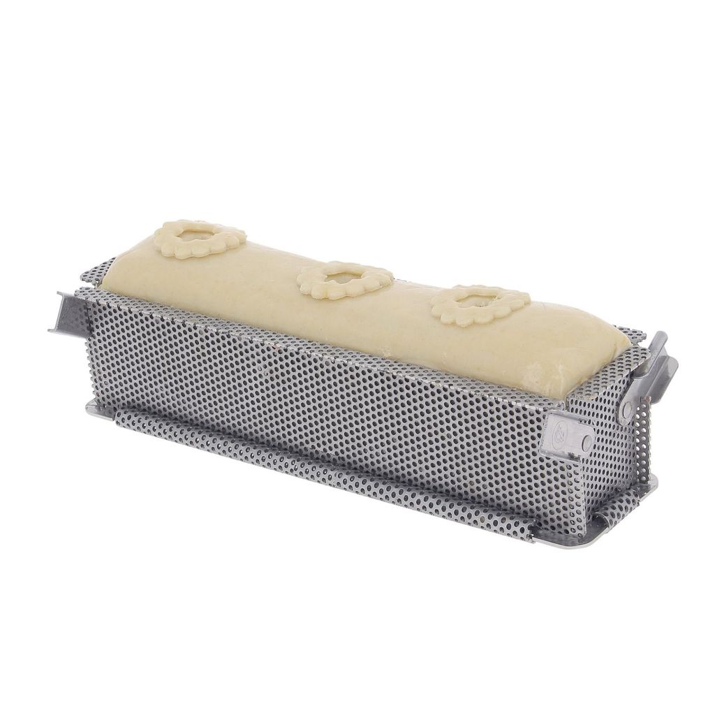 De Buyer MOULE À GÂTEAU À FOND AMOVIBLE PERFORÉ 48 x 9 x Image du produit 