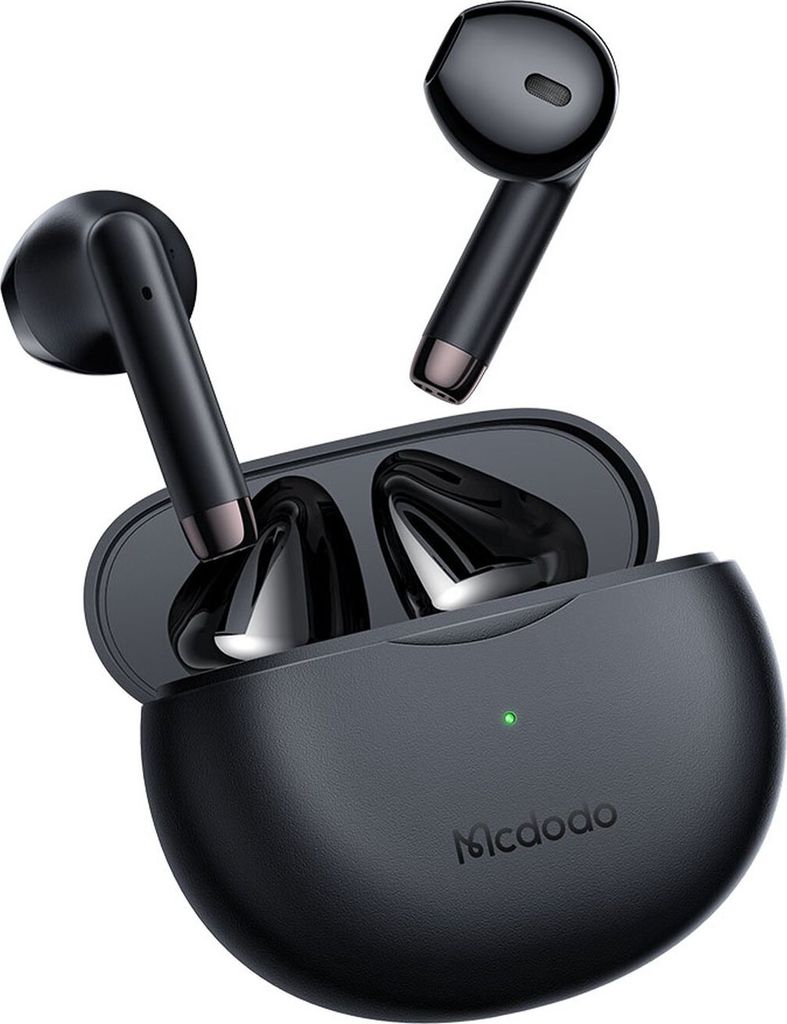 Mcdodo HP-8031 Bluetooth-Ohrhörer Drahtlose Kopfhörer mit Ladekoffer Mini TWS Gaming Sport Schwarz