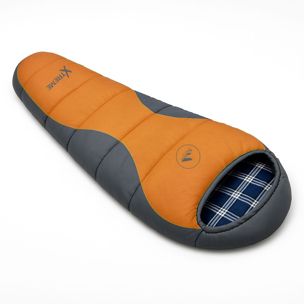 HikeMeister Outdoor Mumienschlafsack – 220cm Schlafsack bis -5° C - Kompakter Schlafsack Outdoor für Camping, Wandern und Bergsteigen - Ultr...
