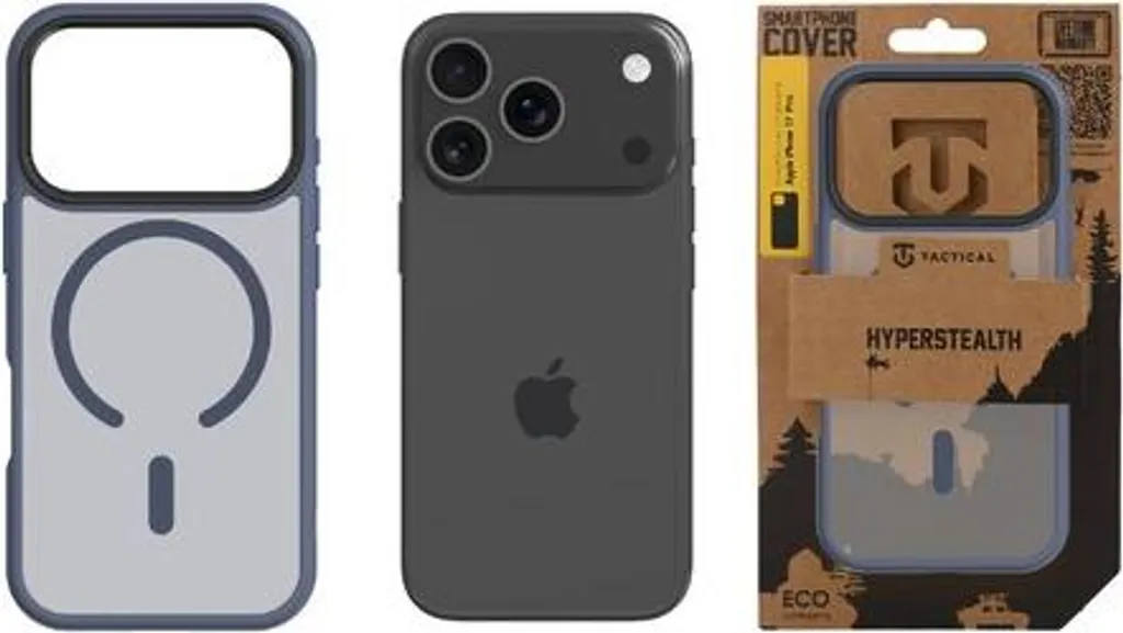 Coque Tactical MagForce Hyperstealth iPhone 17 Pro Bleu Foncé Militaire - 3