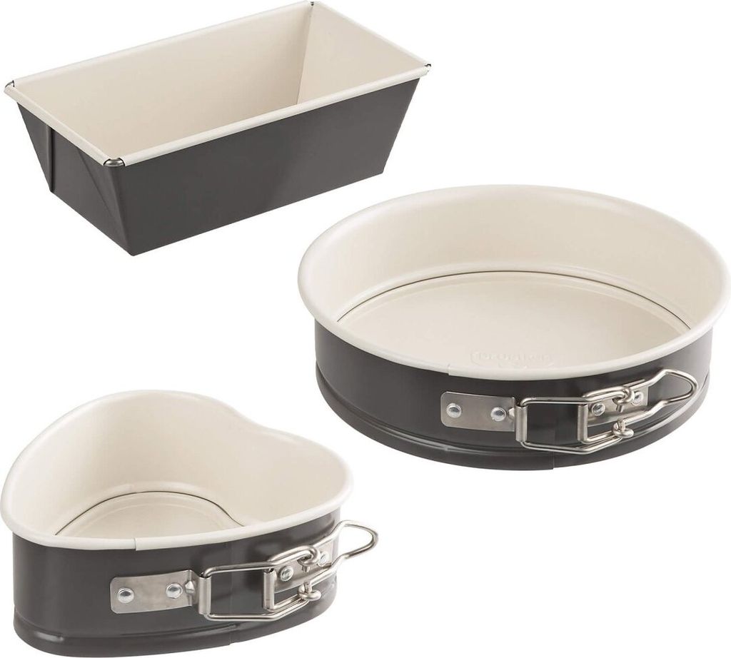 Dr. Oetker Mini-Backformen-Set EXCLUSIVE, Backformen mit keramisch verstärkter Antihaftbeschichtung, Kuchenformen für verschiedene und leckere Ku...