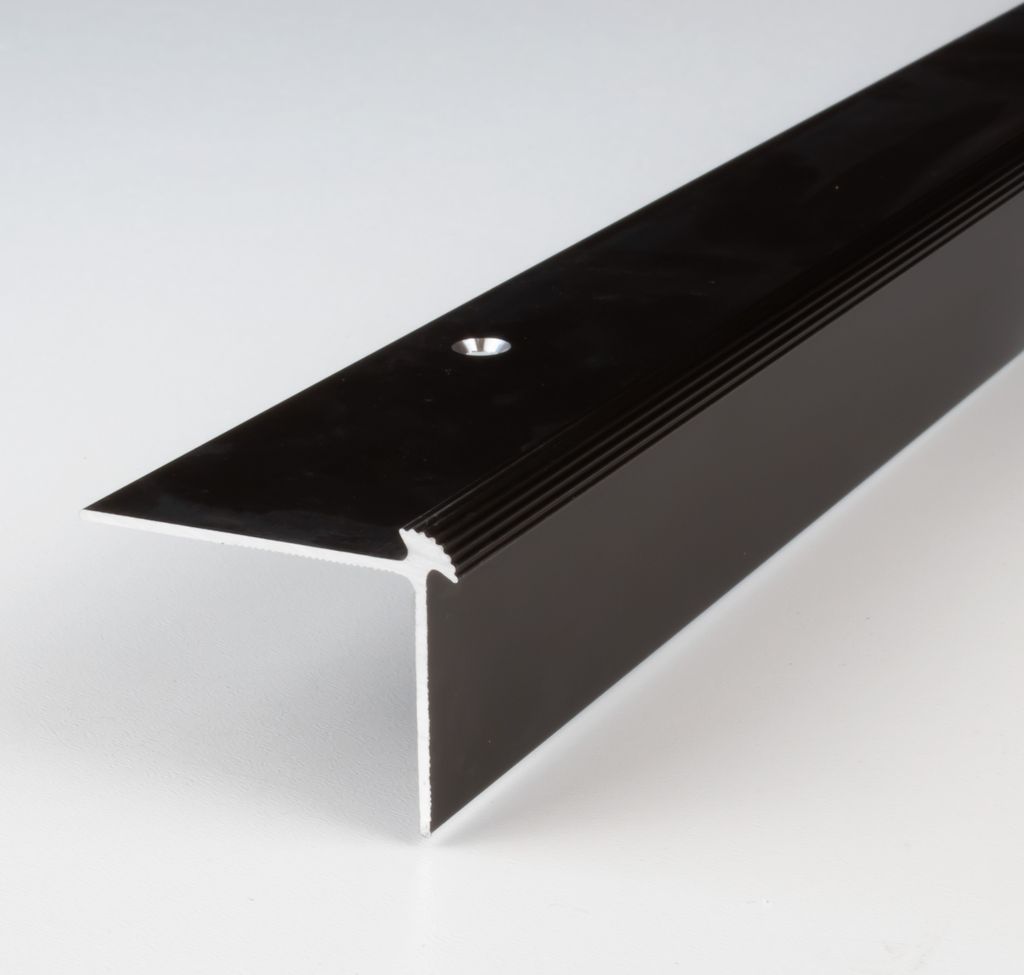 PROVISTON | Treppenkanten- & Winkelprofil | Aluminium | 40 x 30 x 1000 mm | Bronze Dunkel