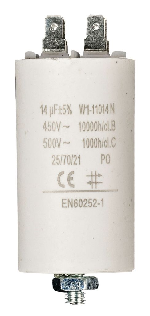 Kondensator 14.0uf / 450 v + Aarde Produktbild 