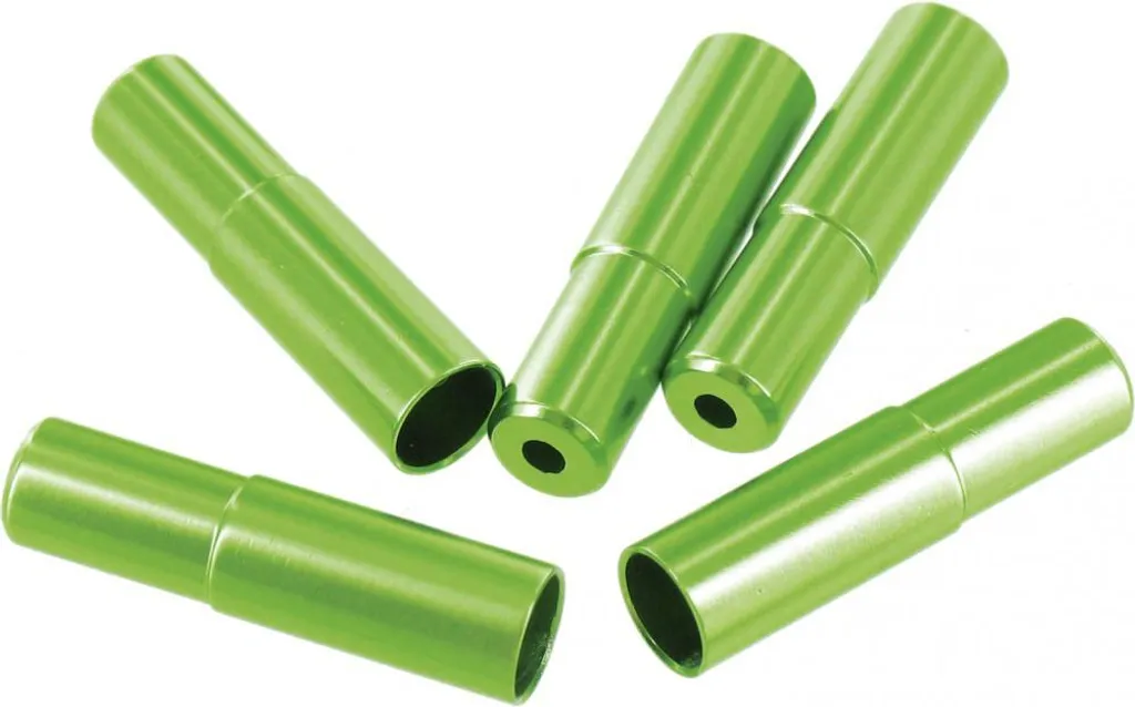 Lot de 100 Embouts de Gaine Extérieure VAR Vert - Accessoire Entretien Vélo