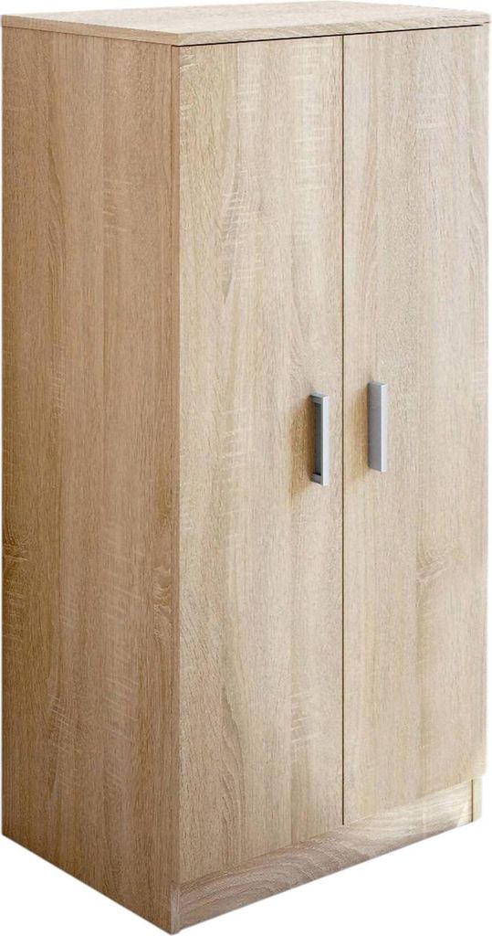 Dmora Armadio Multiuso 2 Ante Akimera 36x108h cm Marrone Immagine del prodotto 
