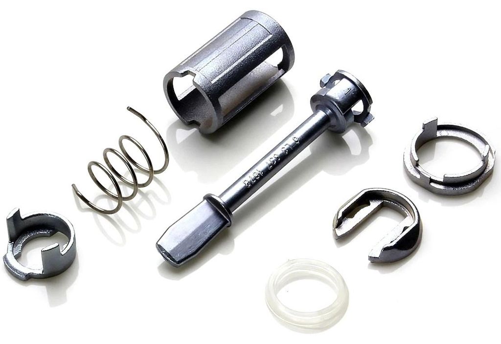 Reparationskit für Türzylinder Techstar, kompatibel mit VW Caddy, Polo Classic, Polo Variant, Seat Ibiza, Cordoba (1995–2004), OE-Nummer 6L3837...