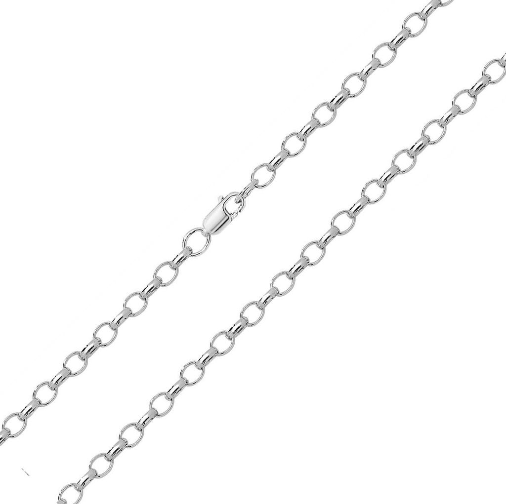 925 Sterling Silber Damen - Erbs Kette - 66cm*4mm; Produktbild 