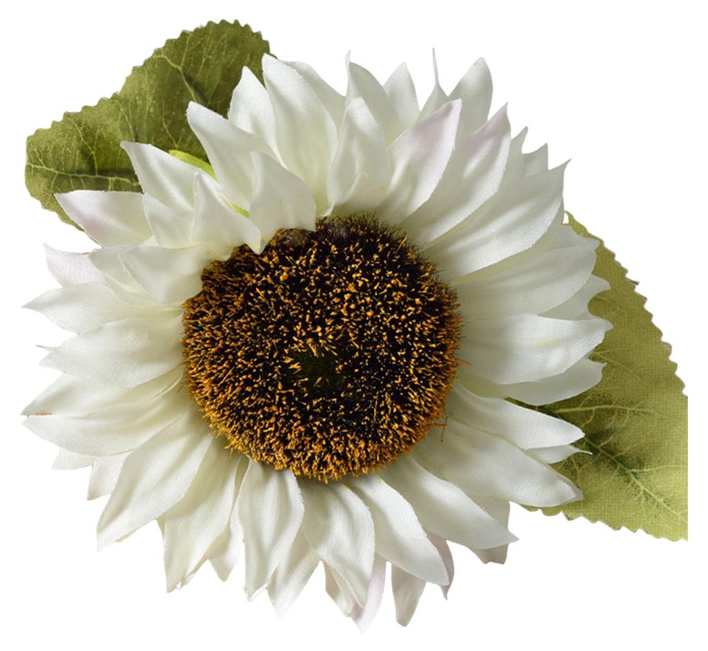 Künstlicher Sonnenblumenstrauß, realistische, langstielige Kunstseidenblume mit Blättern, künstliches Blumenarrangement für Vase, Hochzeitstis...