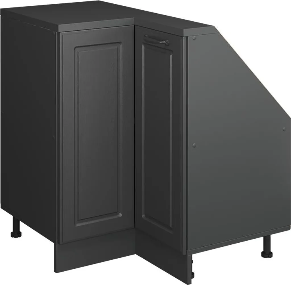Optimisation comble : Meuble bas sous pente Rion anthracite 75.6cm