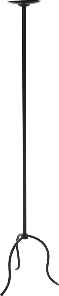 Grand bougeoir de sol 120 cm noir pour ambiance cocooning moderne