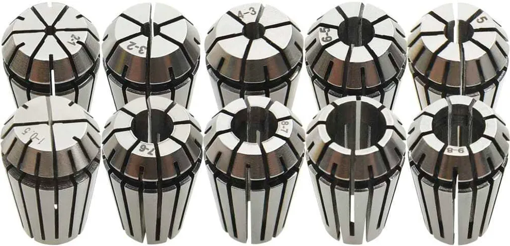 Jeu de 10 Pinces de Serrage ER16 Haute Précision pour Tournage CNC