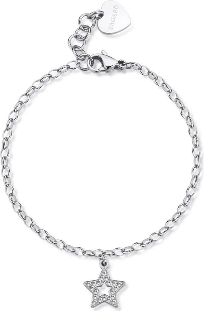Bracelet femme S'agapò HAPPY argent - Cadeau idéal pour toutes fêtes