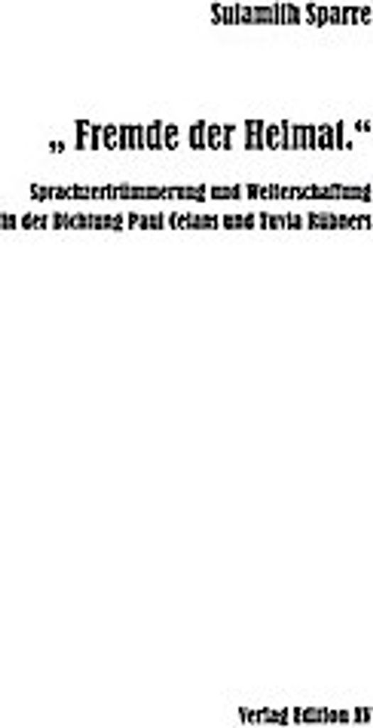 " Fremde der Heimat."