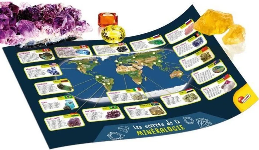 Jeu éducatif de minéralogie Lisciani - Collection de pierres précieuses - 5