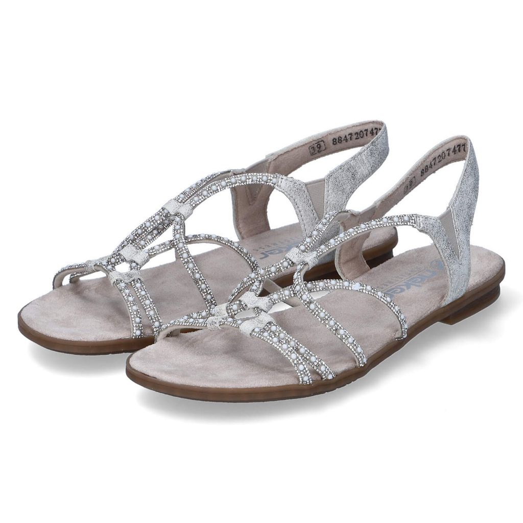 Rieker dámske topánky Elegant sandal Beige Leisure, Veľkosť Obrázok produktu 