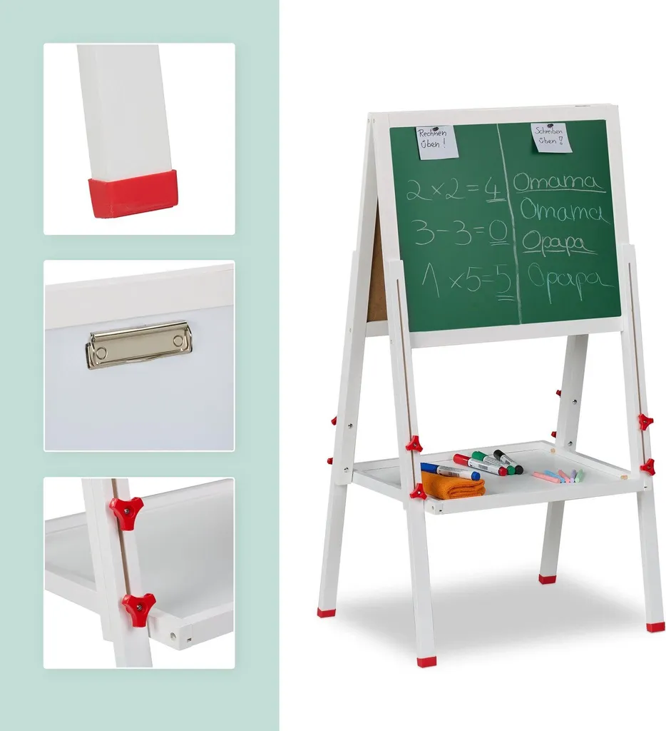 Tableau blanc magnétique enfant surface effaçable à sec grand format - 7