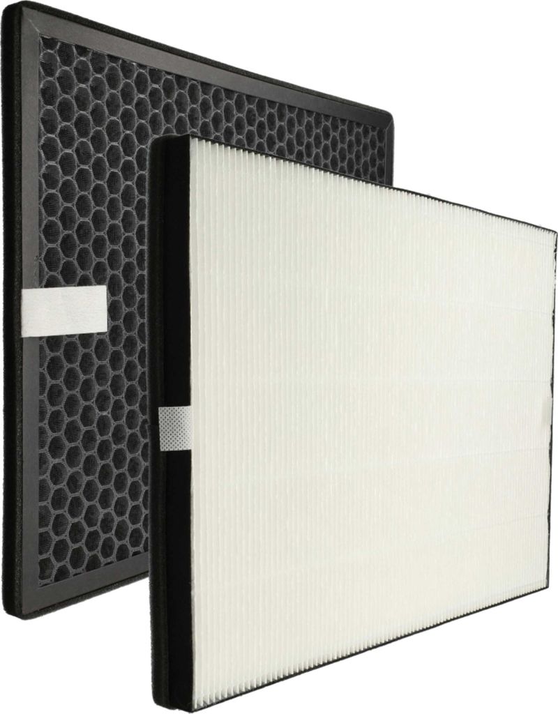 vhbw 2-teiliges Filter-Set kompatibel mit Philips AC1214, Produktbild 