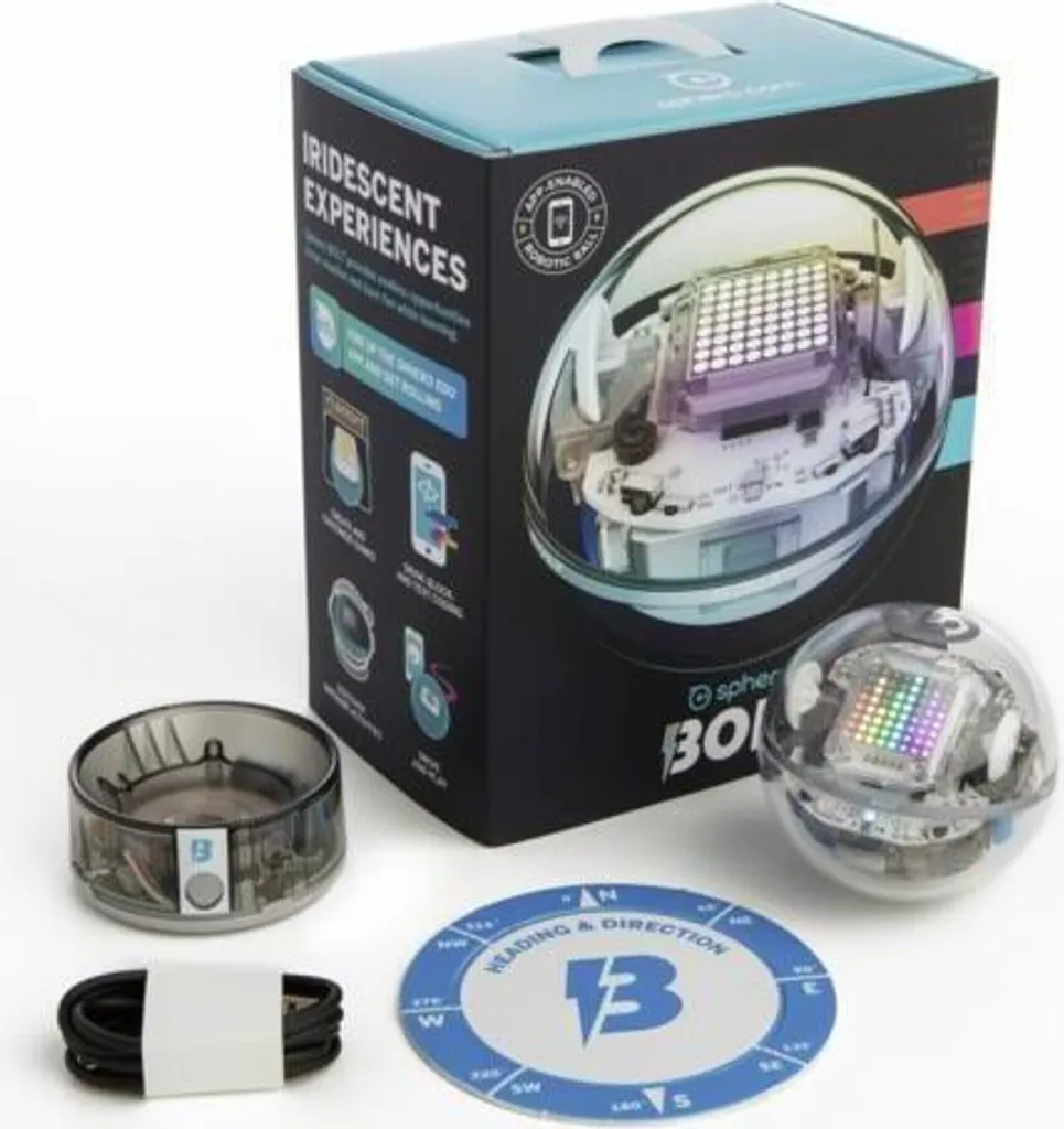 Sphero BOLT Robot Éducatif Programmable - Balle Robotique Transparente - 12