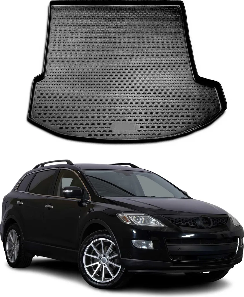 Tappetino su Misura Mazda CX-9 (06-17) - Gomma TPE Nera Alta Qualità