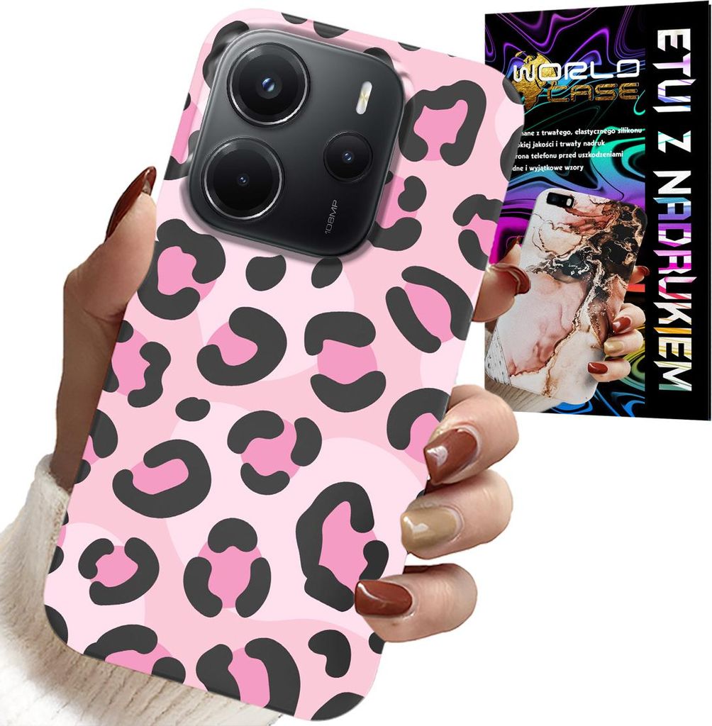 Fall Für Xiaomi Note 14 4G - Rosa Camouflage Panther Feminine Designs
