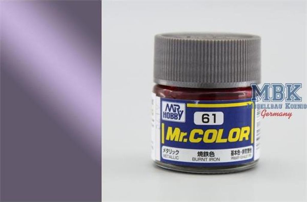 Mr Hobby - Gunze C-061 - Mr. Color (10 ml), Burnt Iron - Produktbild 