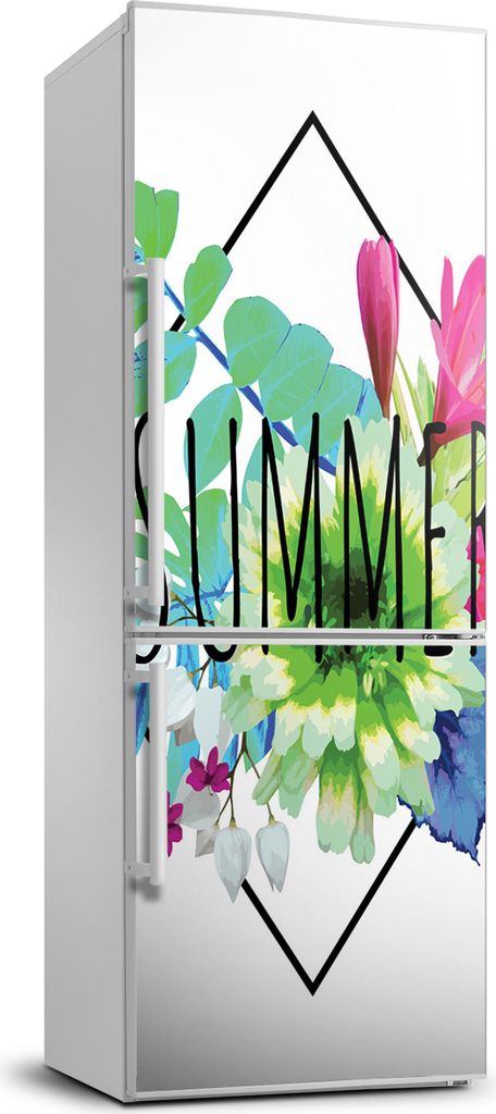 Tulup Kühlschrankdekoration - 70x190 cm - Aufkleber auf dem Kühlschrank - Sommer-Sprüche