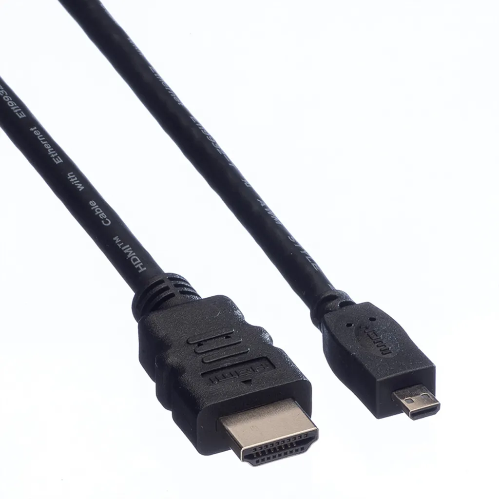 Cavo HDMI a Micro HDMI VALUE 2 metri | Alta Velocità con Ethernet Nero - 2